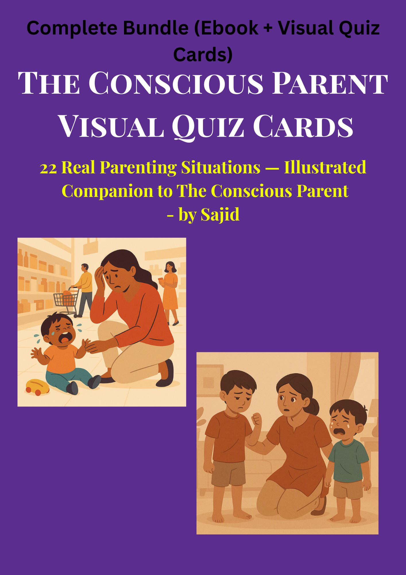 The Conscious Parent — Complete Bundle (Ebook + Visual Quiz Cards)