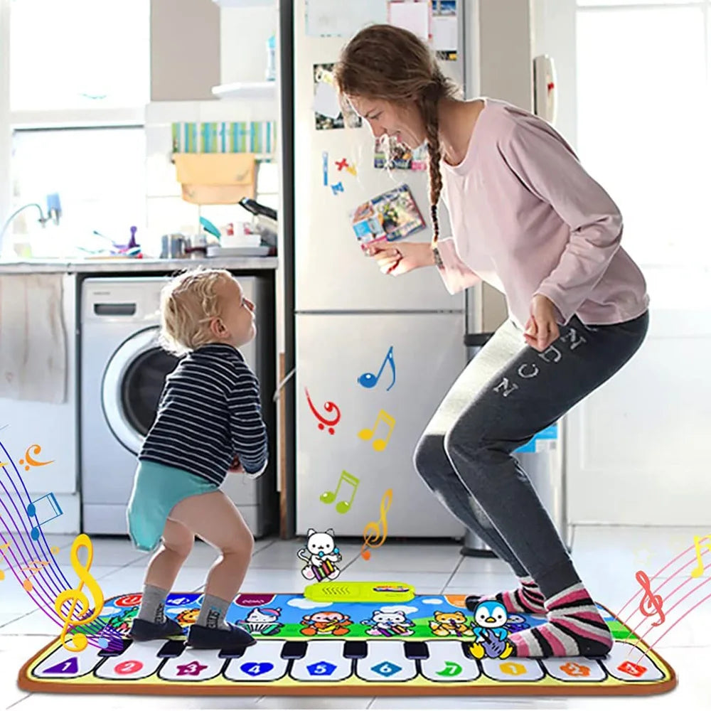 Animal Piano Play Mat: Musical Learning Fun for Little Feet