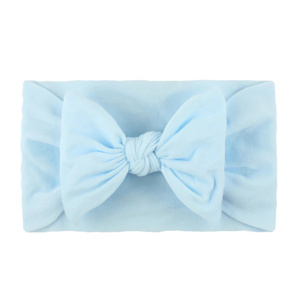 Soft Baby Bow Headbands for Girls — Elastic Newborn Hair Accessories