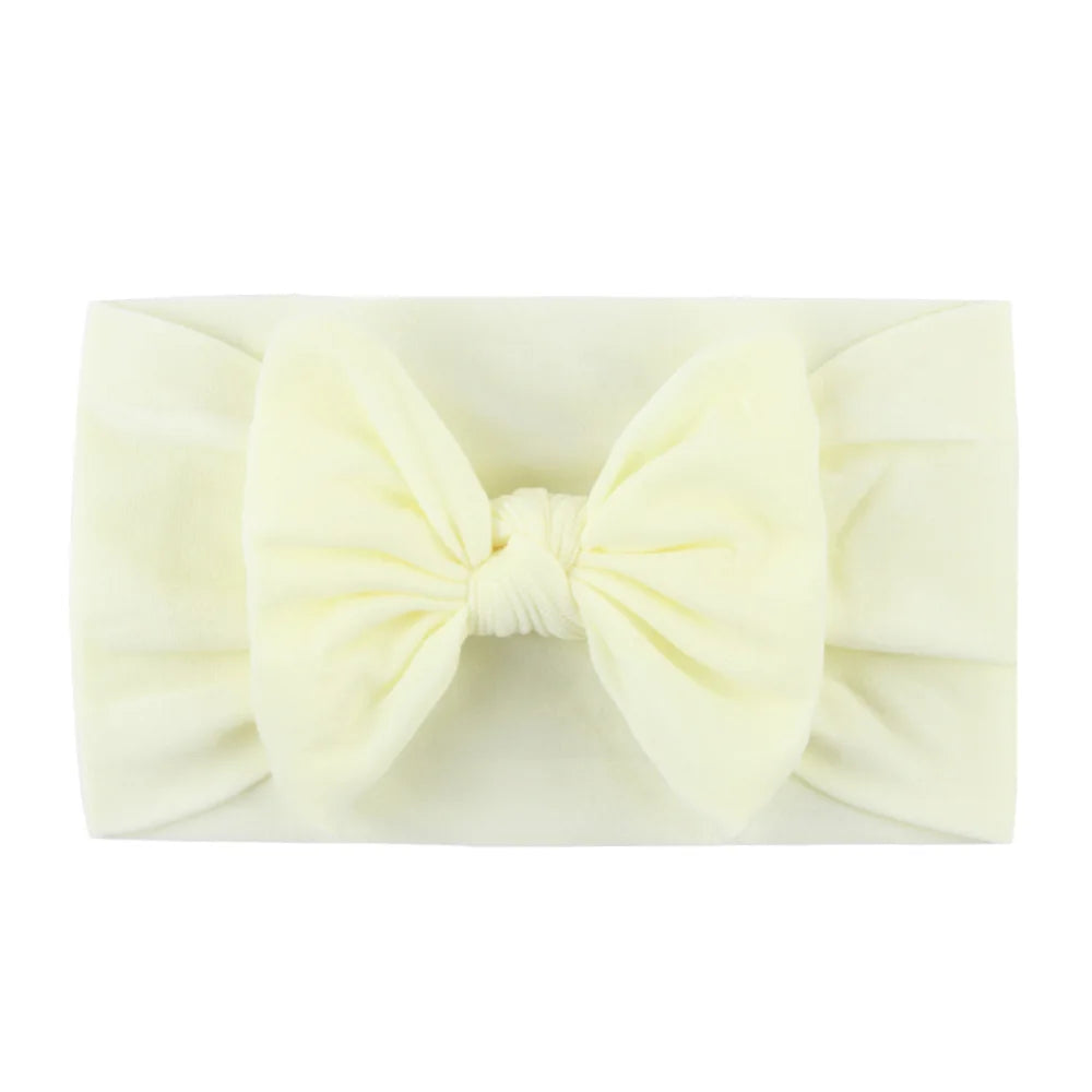 Soft Baby Bow Headbands for Girls — Elastic Newborn Hair Accessories