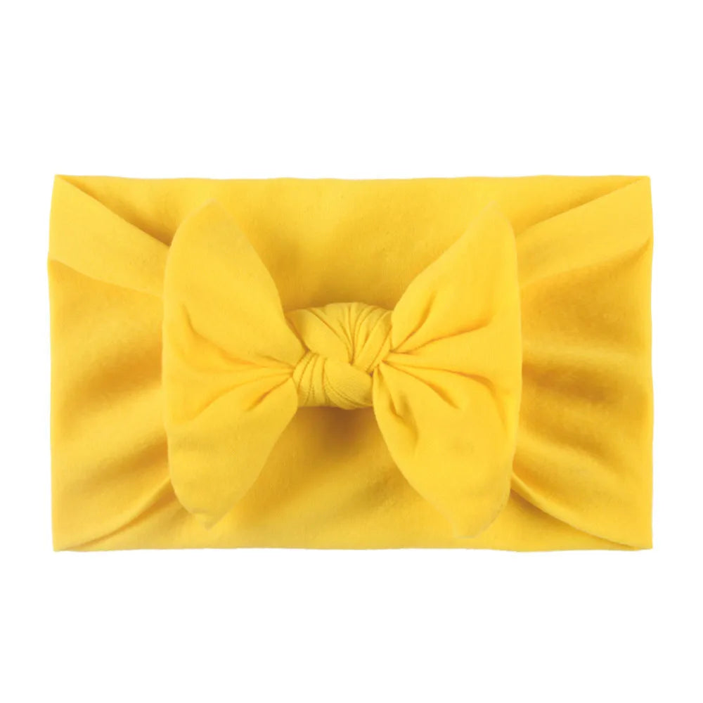 Soft Baby Bow Headbands for Girls — Elastic Newborn Hair Accessories