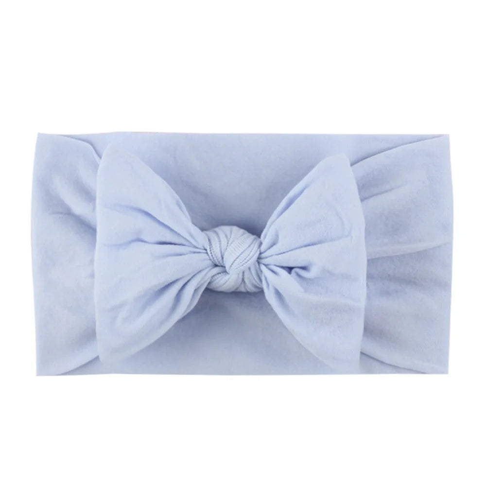 Soft Baby Bow Headbands for Girls — Elastic Newborn Hair Accessories