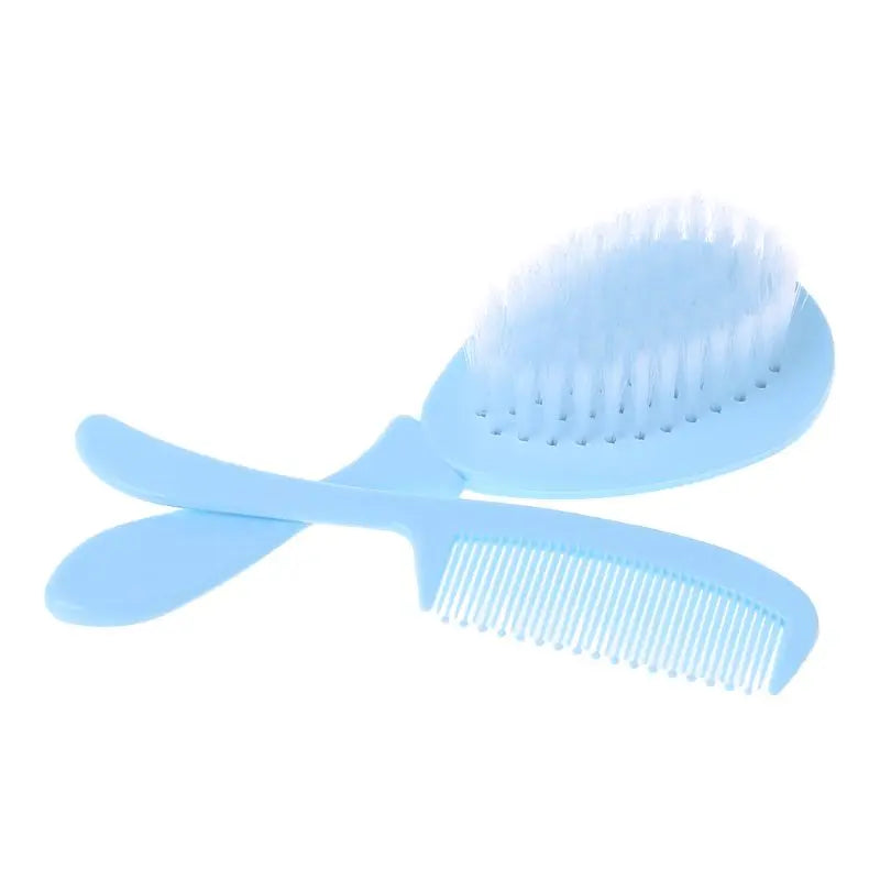 Baby Hair Brush & Comb Set Children Hair Brush Soft Nylon Bristle Cradle Caps Hair Brush for Toddler Infant  Massage Dropship