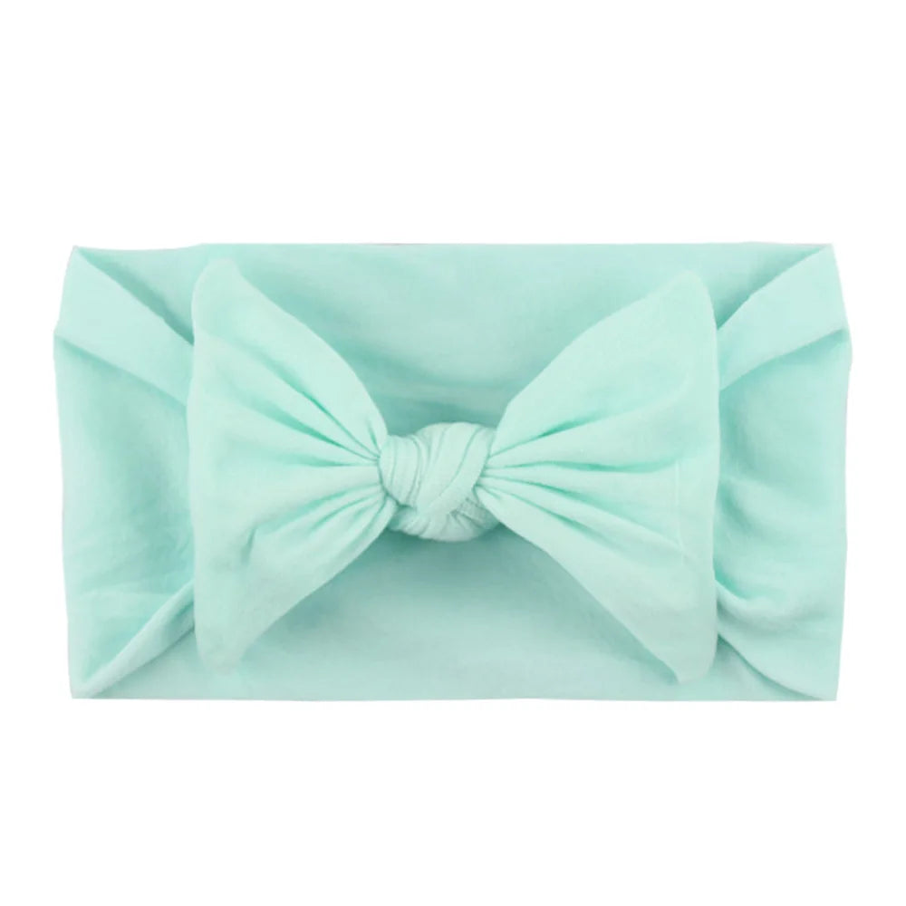 Soft Baby Bow Headbands for Girls — Elastic Newborn Hair Accessories