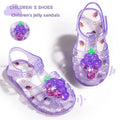 Summer Girls Sandals Cute Fruit Jelly Princess Shoe Children Hollow Out Breathable Beach Sandals Waterproof Anti Slip Kids Shoes