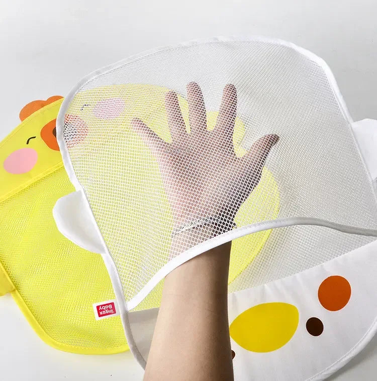 Baby Bathroom Mesh Bag with Sucker for Children Toys Kid Bathtub Doll Organizer Cartoon Animal Shapes Cloth Toys Storage Net Bag