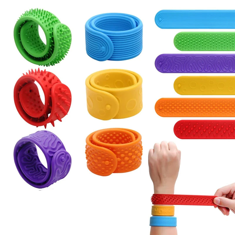 Textured Silicone Sensory Toys for Kids — Fidget Stress Relief for Autism & ADHD