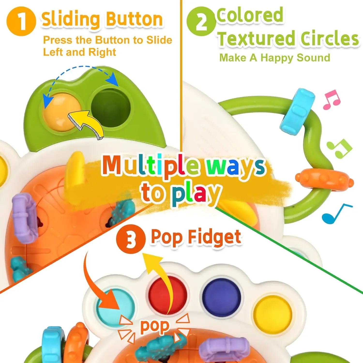 Montessori Pull String Sensory Toy for Babies & Toddlers (0–18 Months)