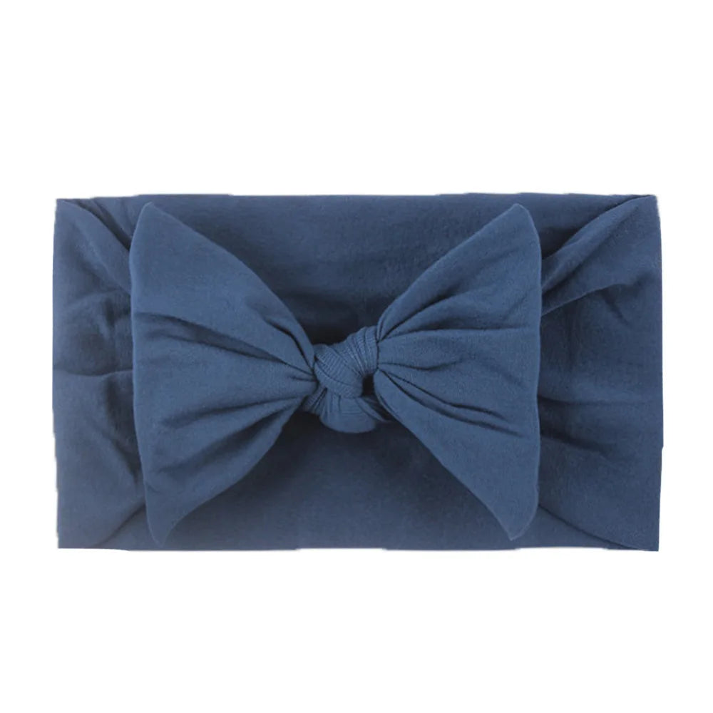 Soft Baby Bow Headbands for Girls — Elastic Newborn Hair Accessories