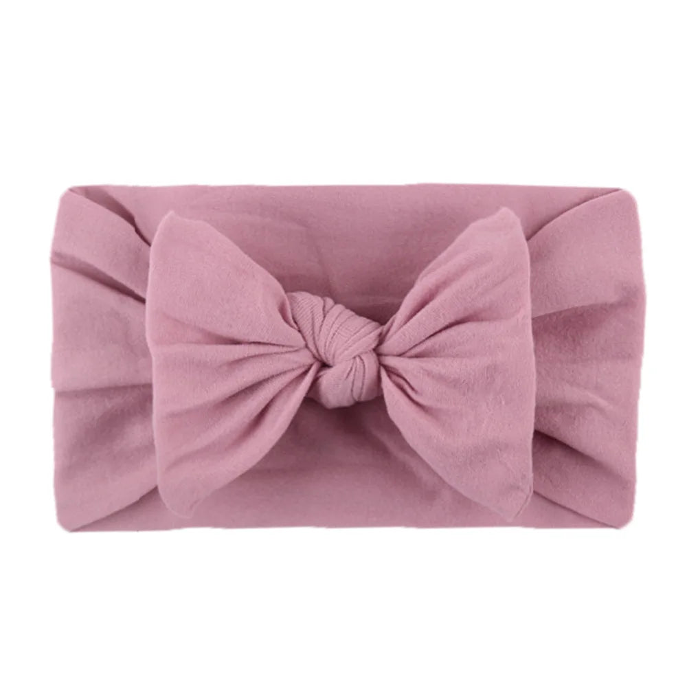Soft Baby Bow Headbands for Girls — Elastic Newborn Hair Accessories