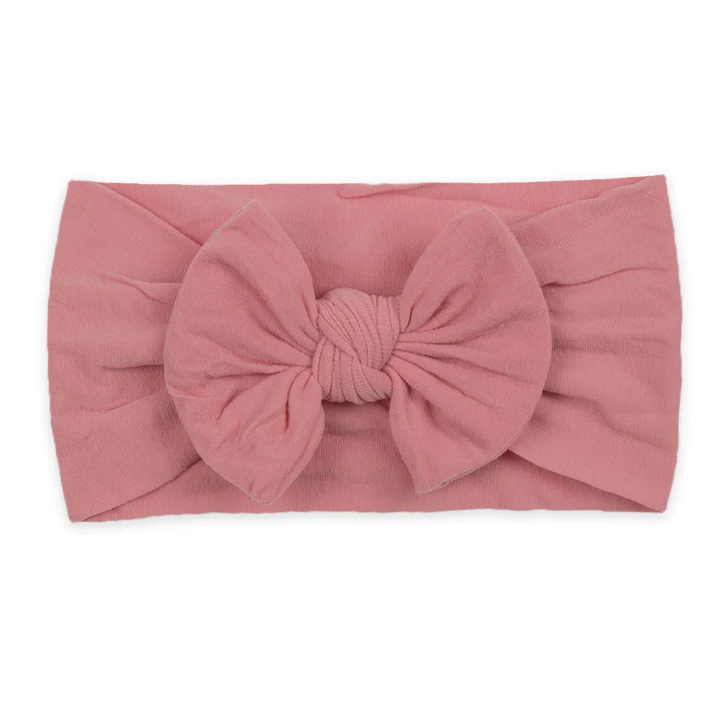 Soft Baby Bow Headbands for Girls — Elastic Newborn Hair Accessories