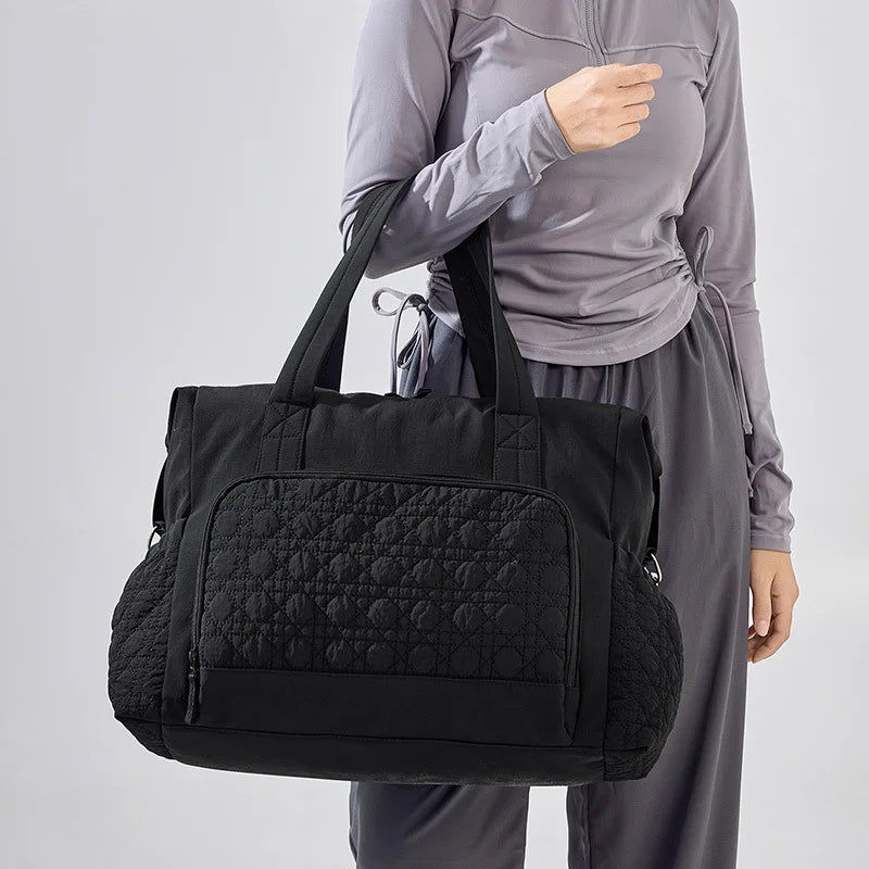 Personalized Large Capacity Mommy Bag for Women Tote Baby Diaper Nappy Bags Custom Baby Name Shoulder Solid Color Maternity Bags