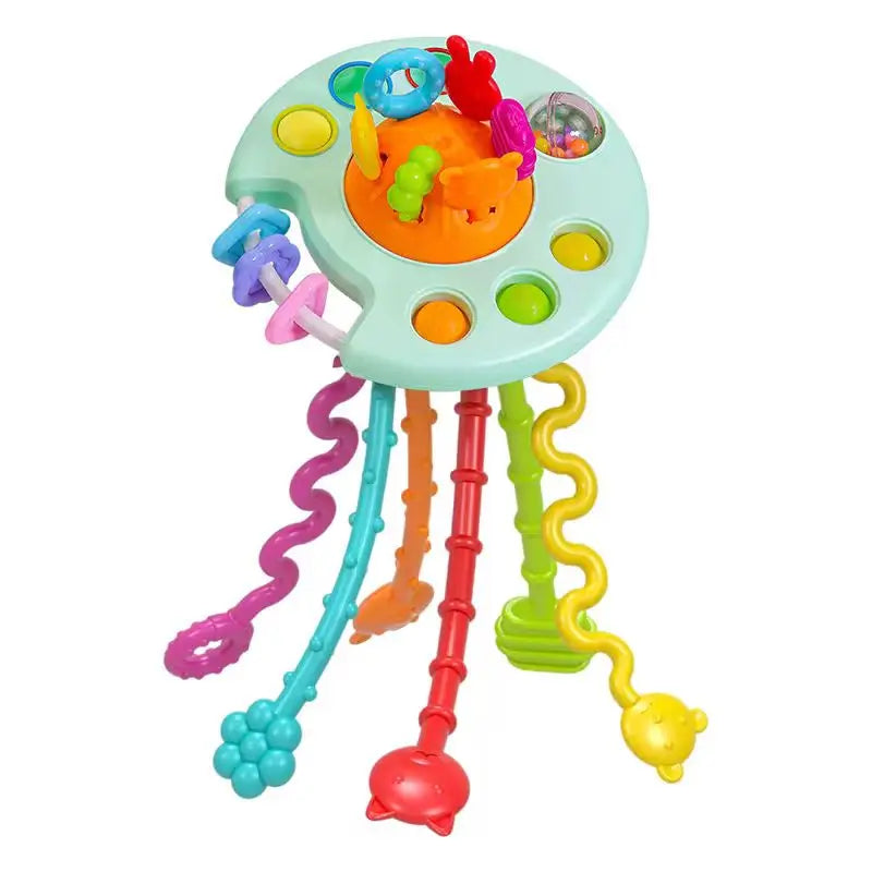 Montessori Pull String Sensory Toy for Babies & Toddlers (0–18 Months)