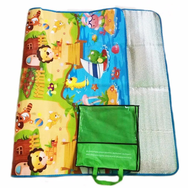 Large Baby Play Mat 180x120cm — Waterproof Crawling Carpet for Indoor & Outdoor