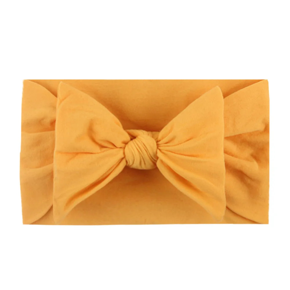 Soft Baby Bow Headbands for Girls — Elastic Newborn Hair Accessories