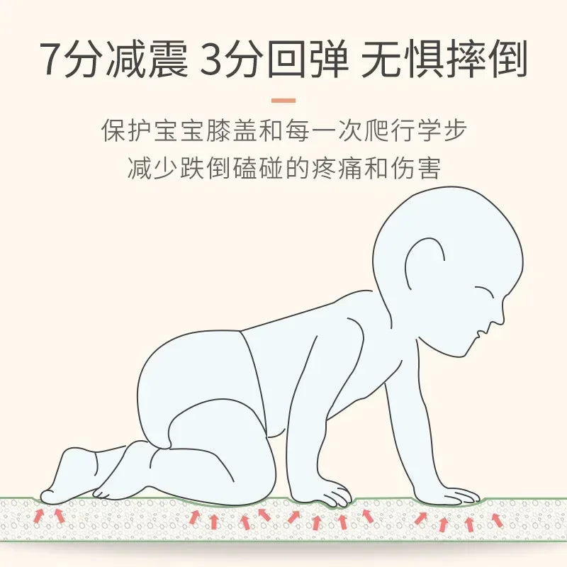 Foldable Children Blanket XPE Foam Baby Play Mat Soft Floor Crawling Pad Toys For Kids Carpet Folding Game Activity Rug with Bag