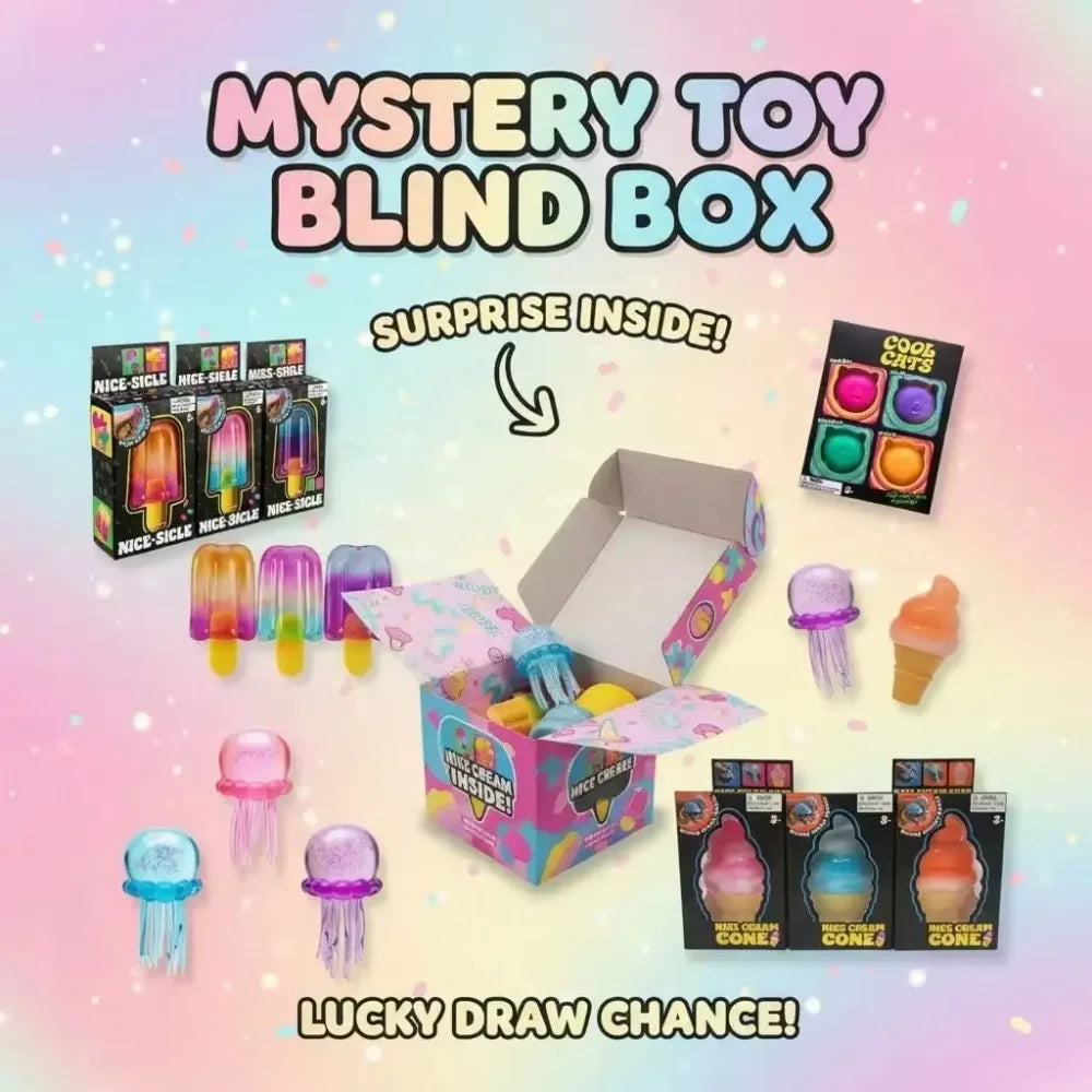 Squishy Mystery Box — Slow Rising Fidget Surprise Toys for Kids