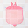 Baby Bathroom Mesh Bag Sucker Organizer For Children Bath Toys Kid Basket Cartoon Animal Shapes Cloth Sand Toys Storage Net Bag