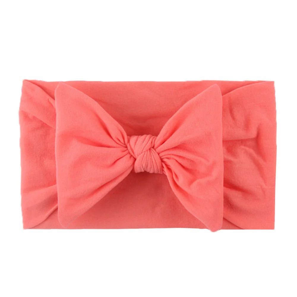 Soft Baby Bow Headbands for Girls — Elastic Newborn Hair Accessories