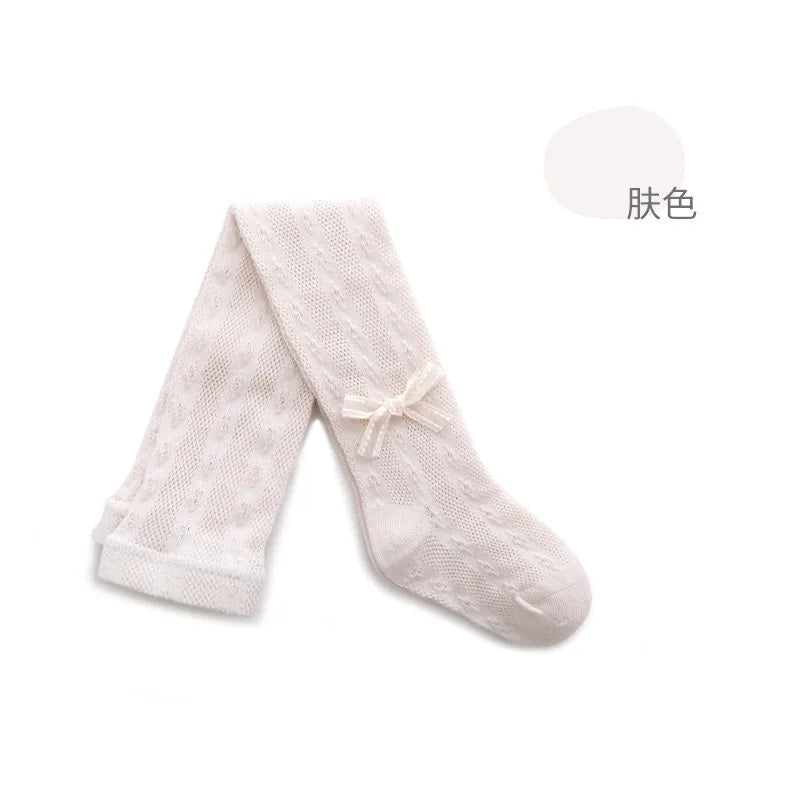 0-8Y Infant Boys Girls Summer Mesh Thin Pantyhose Soft Cotton Toddler Baby Tights Newborn Kids Breathable transparent Stockings