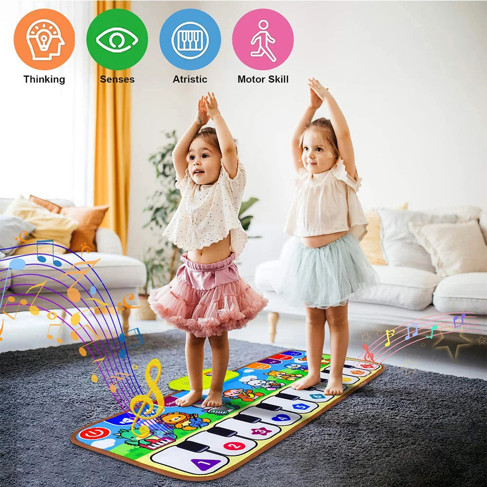 Animal Piano Play Mat: Musical Learning Fun for Little Feet
