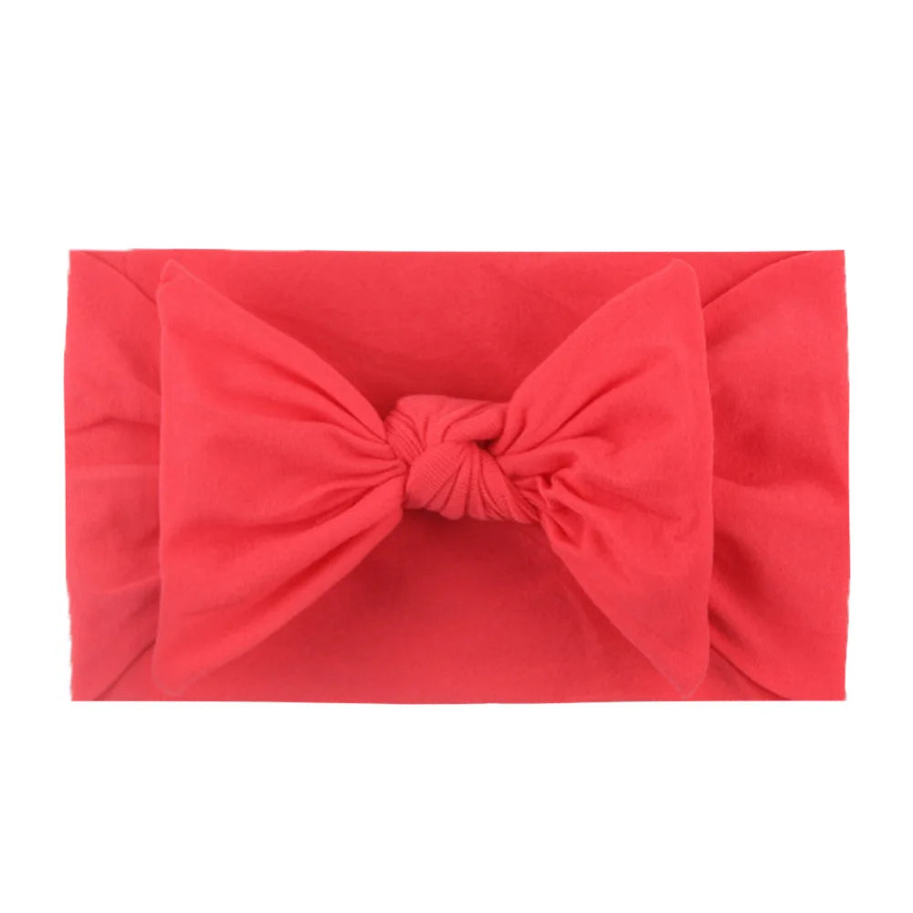 Soft Baby Bow Headbands for Girls — Elastic Newborn Hair Accessories