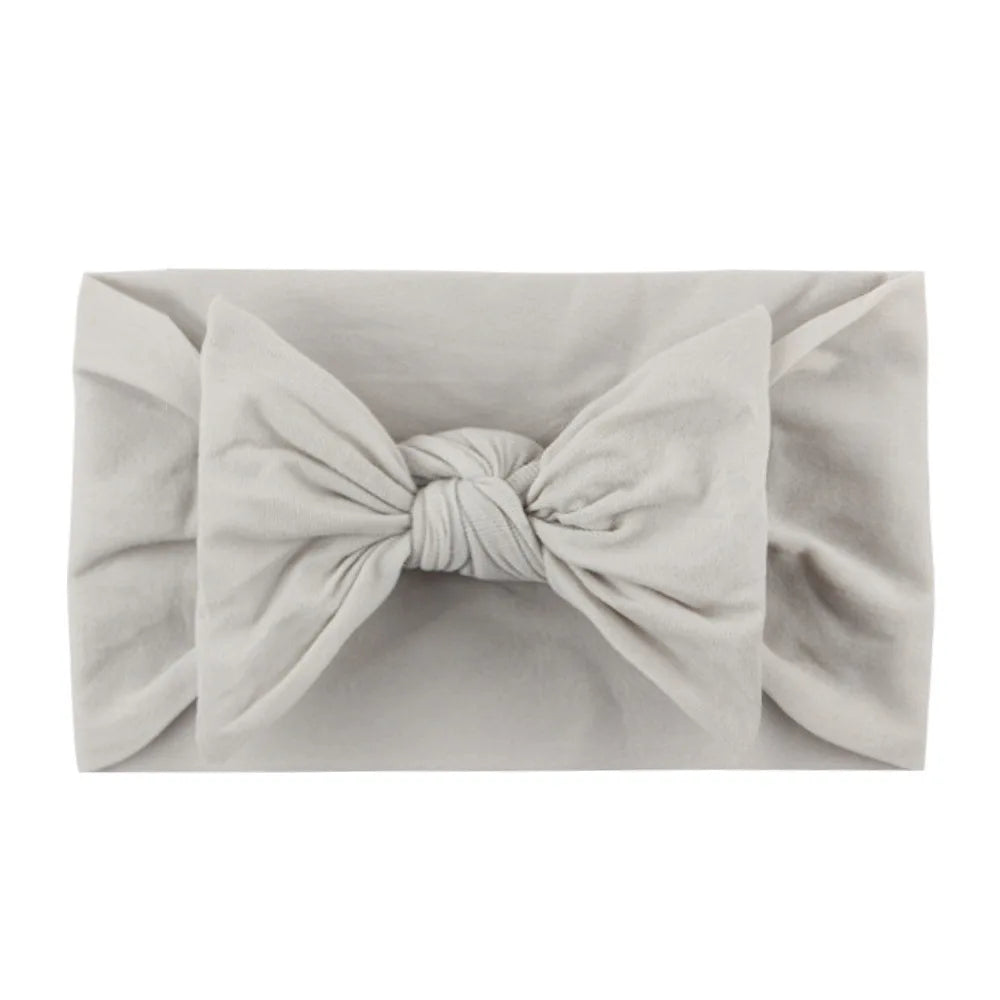 Soft Baby Bow Headbands for Girls — Elastic Newborn Hair Accessories