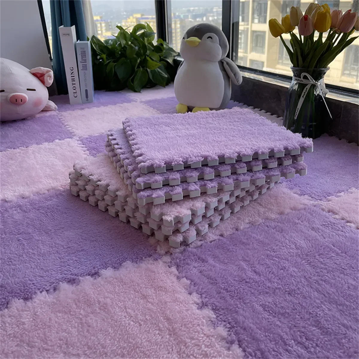 30*30*1cm Baby Play Mat Exercise Children Carpet Baby Mattress Foam Puzzle Floor Baby Blanket Play Mat for Children Baby Toys