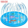 Summer Outdoor Garden Lawn Sea Animal Inflatable Cold Water Spray Kids Sprinkler Interactive Play Game Pad Mat Tub Bath Toys