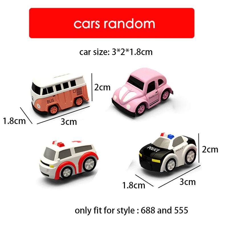 Racing Rail Car Model Space Aerospace Animals Educational Toys Children Train Track Adventure Brain Mechanical Interactive Game