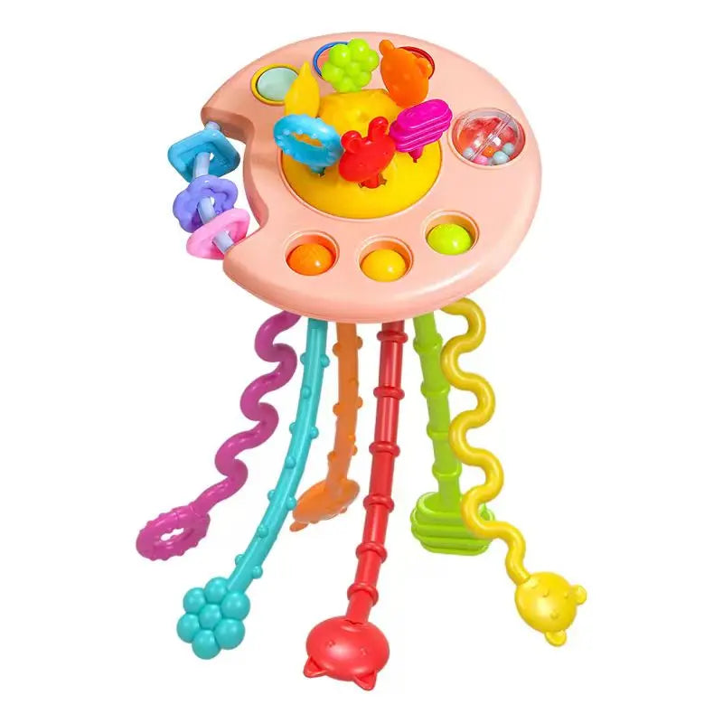 Montessori Pull String Sensory Toy for Babies & Toddlers (0–18 Months)