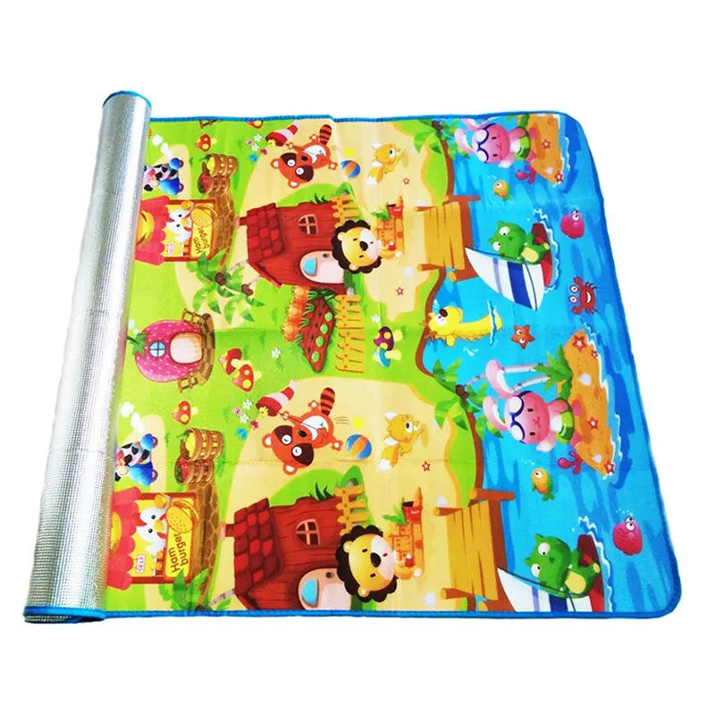 Large Baby Play Mat 180x120cm — Waterproof Crawling Carpet for Indoor & Outdoor