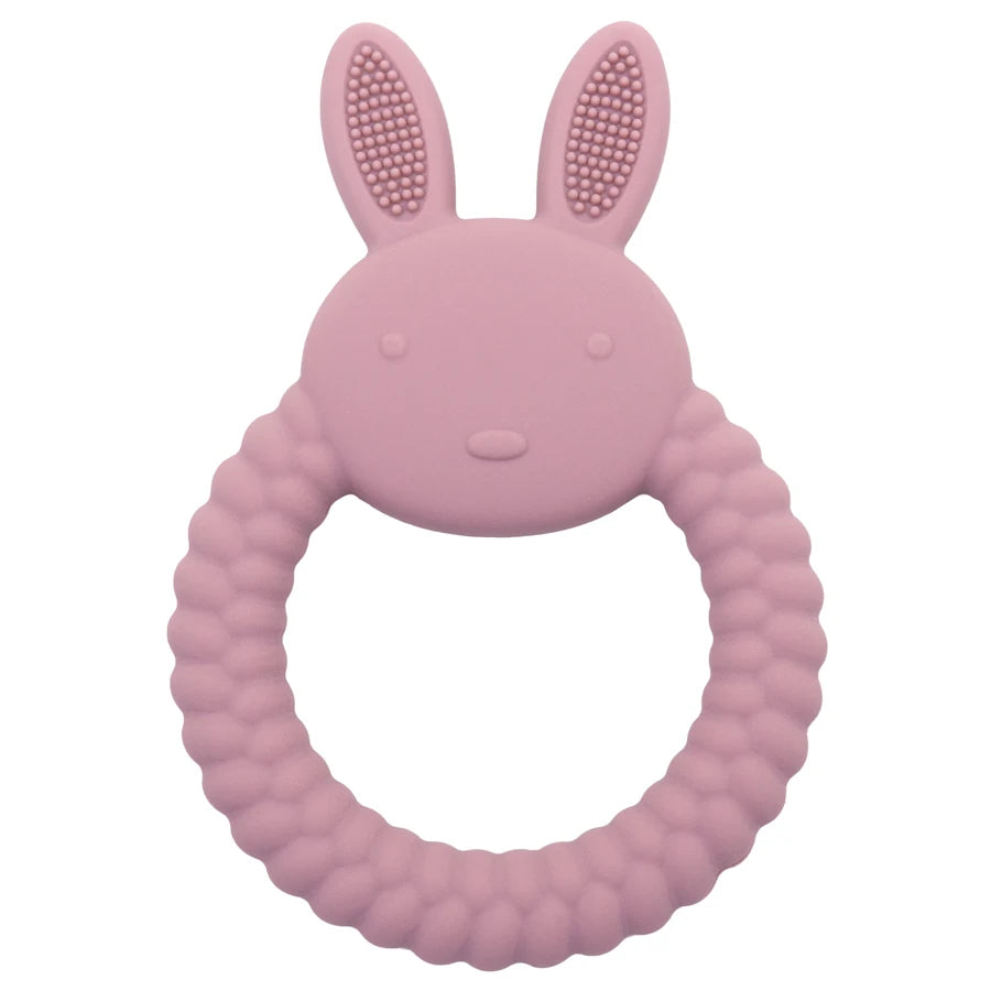 1PCS Baby Teether Toys Cartoon Duck Silicone Teether For Baby BPA Free Teething Chewing Toys Soft Teether Baby Accessories