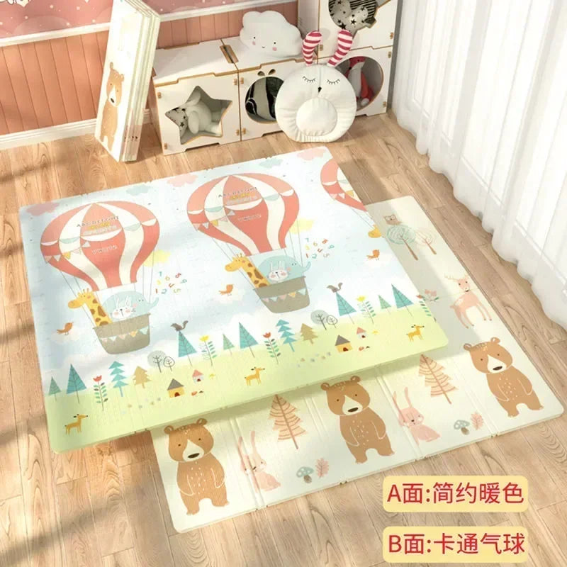 Foldable Children Blanket XPE Foam Baby Play Mat Soft Floor Crawling Pad Toys For Kids Carpet Folding Game Activity Rug with Bag