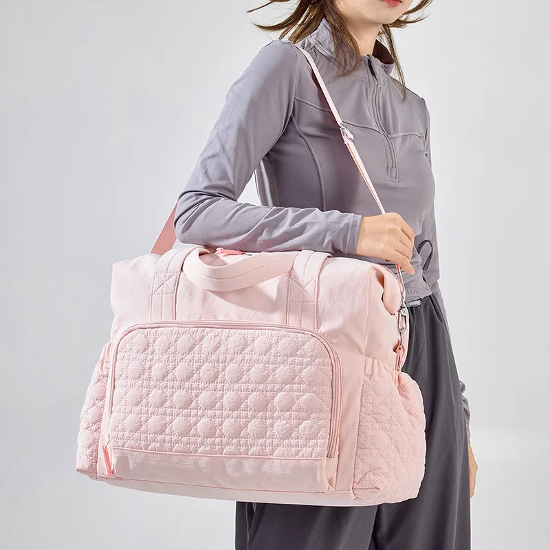 Personalized Large Capacity Mommy Bag for Women Tote Baby Diaper Nappy Bags Custom Baby Name Shoulder Solid Color Maternity Bags