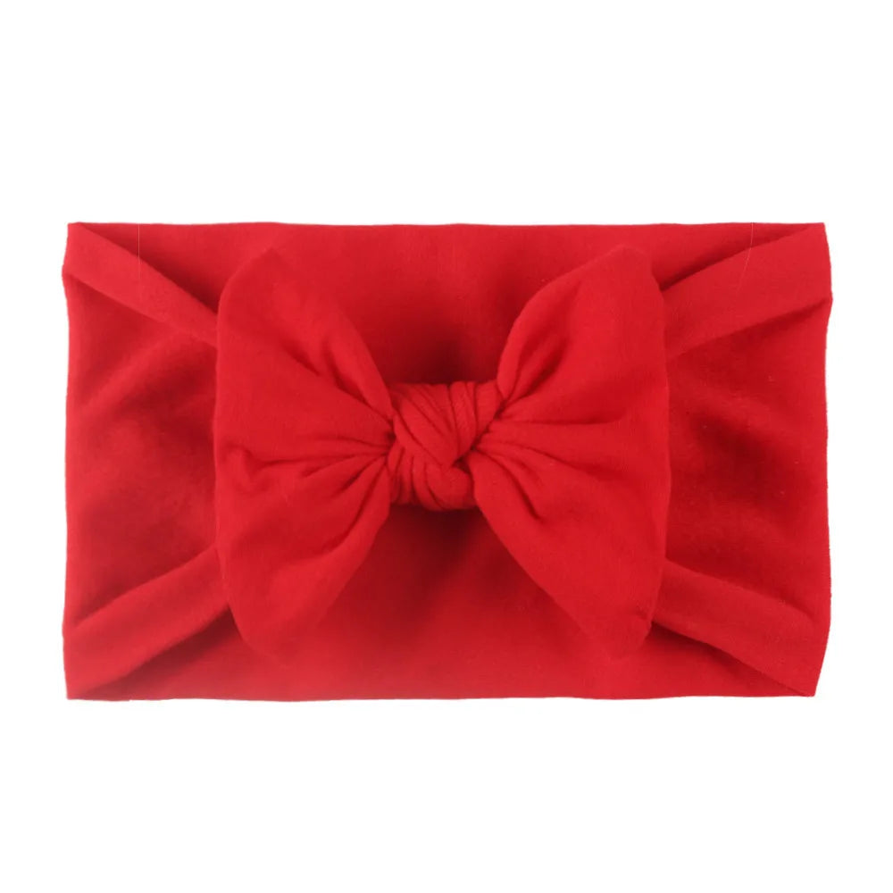 Soft Baby Bow Headbands for Girls — Elastic Newborn Hair Accessories