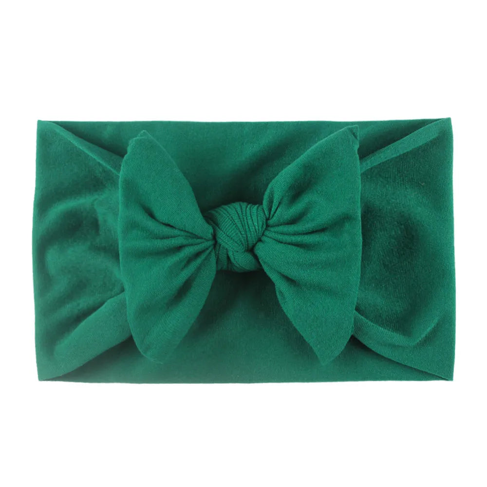 Soft Baby Bow Headbands for Girls — Elastic Newborn Hair Accessories
