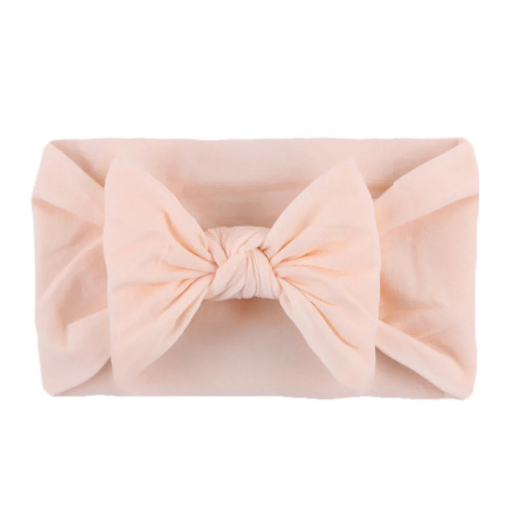 Soft Baby Bow Headbands for Girls — Elastic Newborn Hair Accessories
