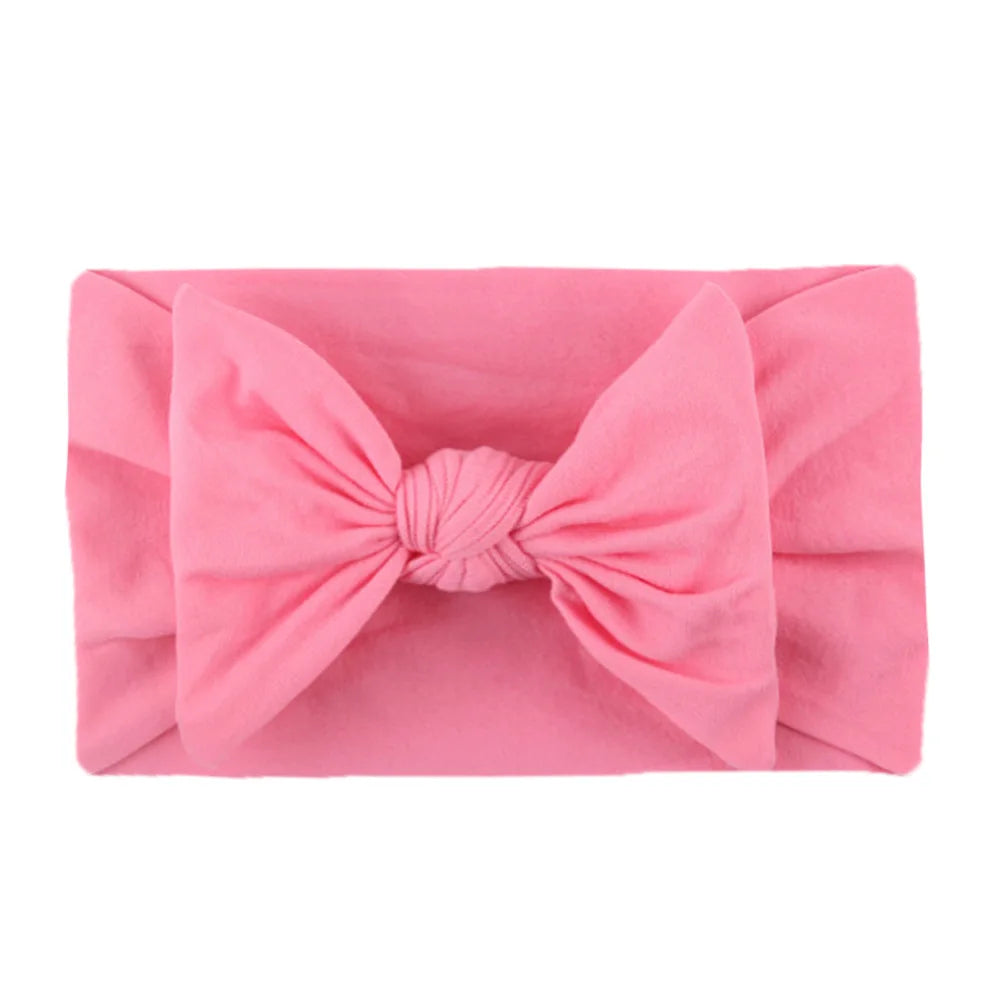 Soft Baby Bow Headbands for Girls — Elastic Newborn Hair Accessories