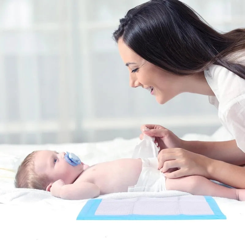 20/40/50/100Pack Disposable Changing Pads Baby Disposable Underpads Waterproof Breathable Underpads Bed Table Protector Mat