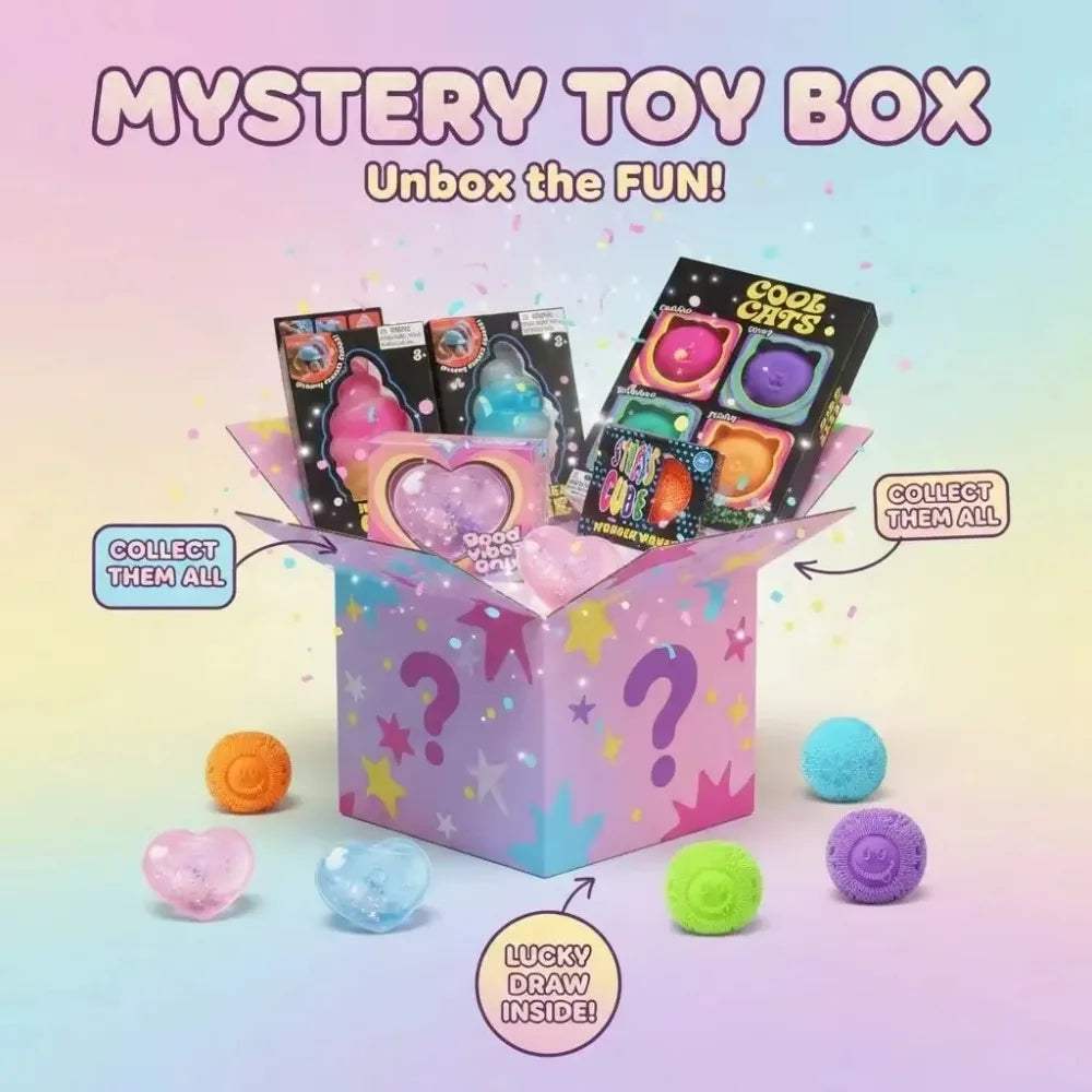 Squishy Mystery Box — Slow Rising Fidget Surprise Toys for Kids