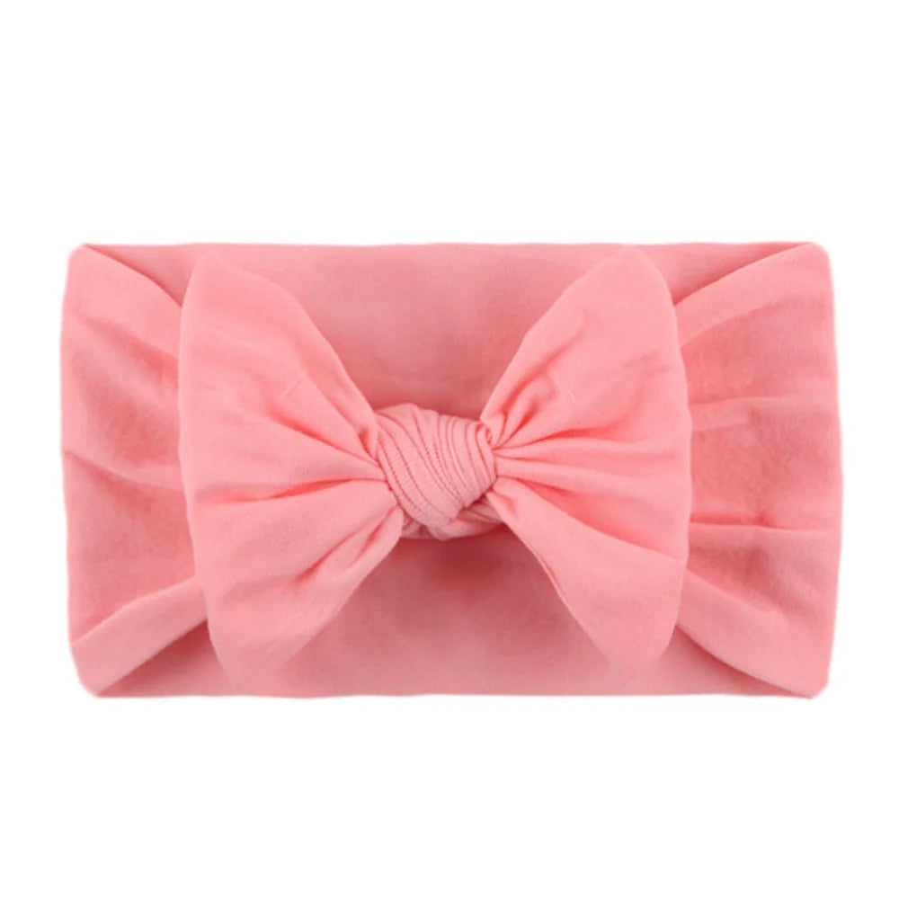 Soft Baby Bow Headbands for Girls — Elastic Newborn Hair Accessories