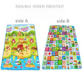 Double-Sided Baby Play Mat — Animal Kids Rug for Crawling & Floor Play