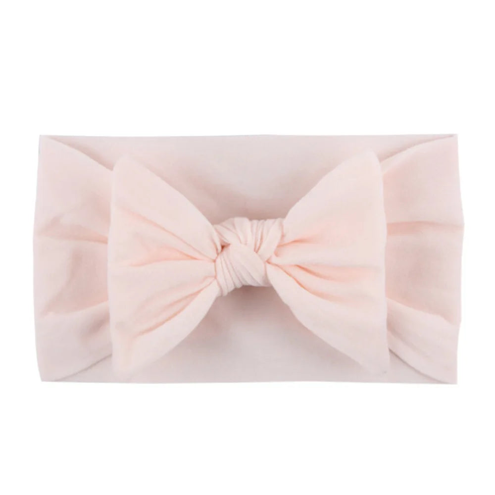 Soft Baby Bow Headbands for Girls — Elastic Newborn Hair Accessories
