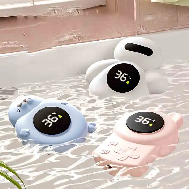 Baby Bath Water Thermometer Temperature Bath Meter Thermometer for Kid Waterproof Digital LED Display Tub Temperature Monitor Te