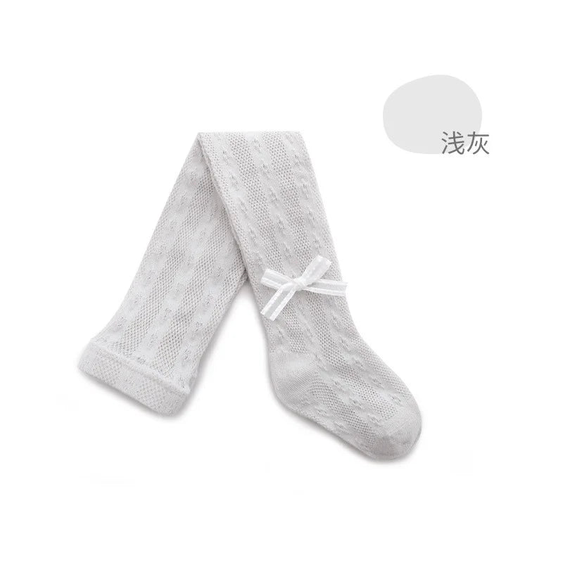 0-8Y Infant Boys Girls Summer Mesh Thin Pantyhose Soft Cotton Toddler Baby Tights Newborn Kids Breathable transparent Stockings