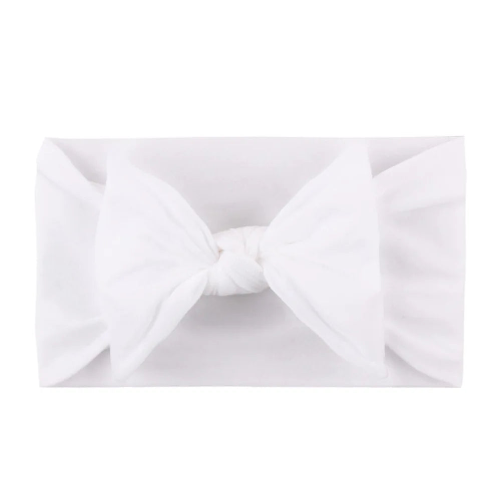Soft Baby Bow Headbands for Girls — Elastic Newborn Hair Accessories