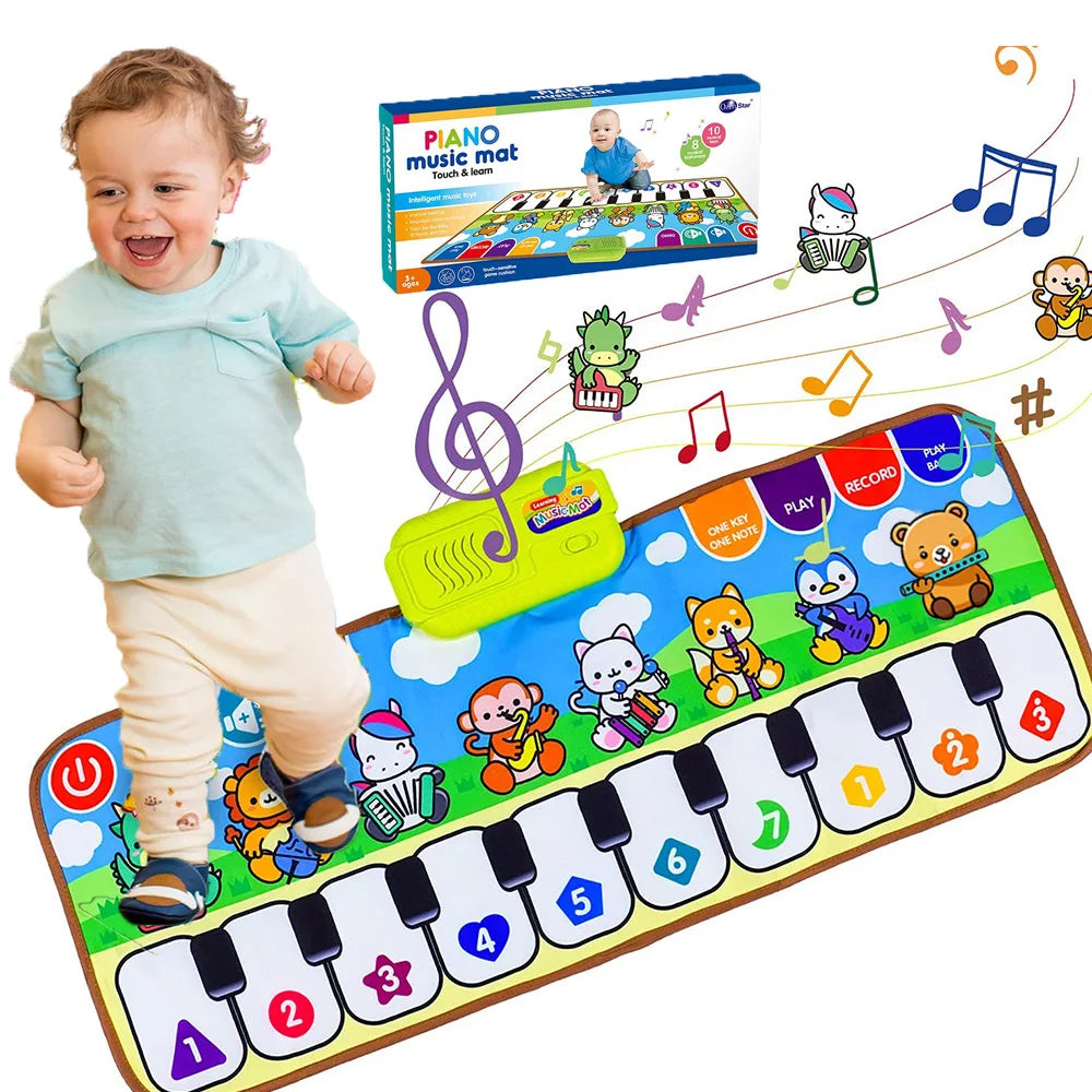 Animal Piano Play Mat: Musical Learning Fun for Little Feet