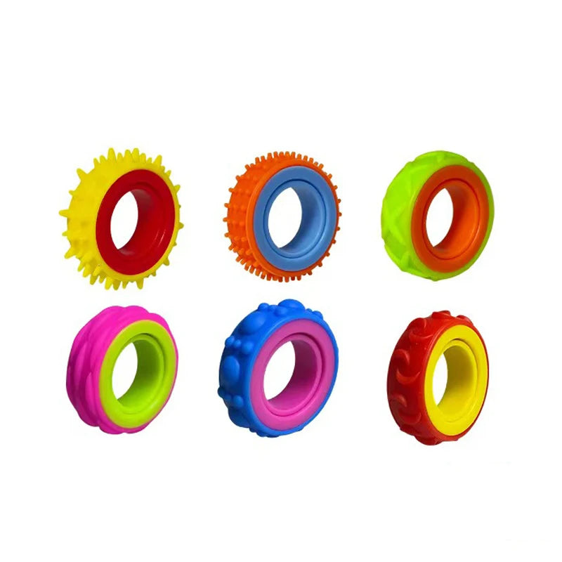 Textured Silicone Sensory Toys for Kids — Fidget Stress Relief for Autism & ADHD