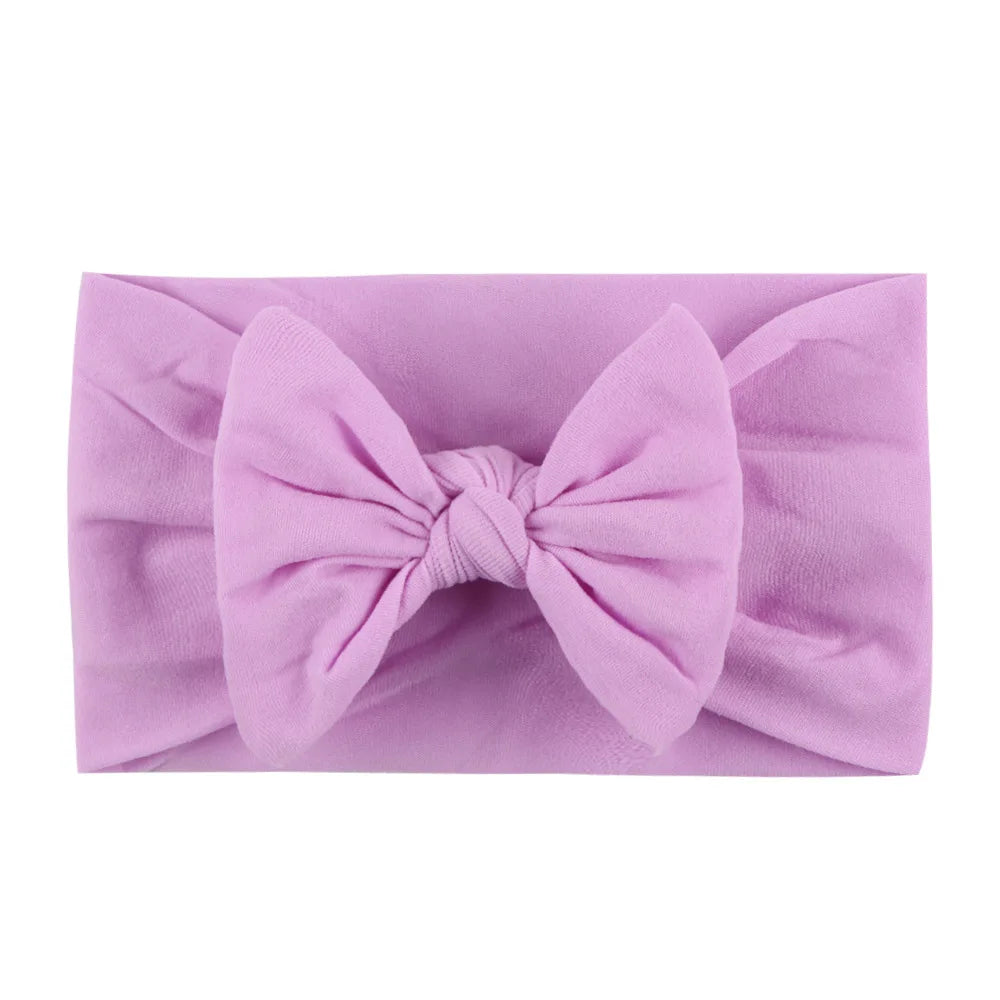 Soft Baby Bow Headbands for Girls — Elastic Newborn Hair Accessories